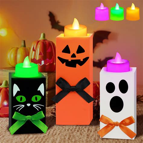 Tealight Candle Holders : Halloween Decorations 